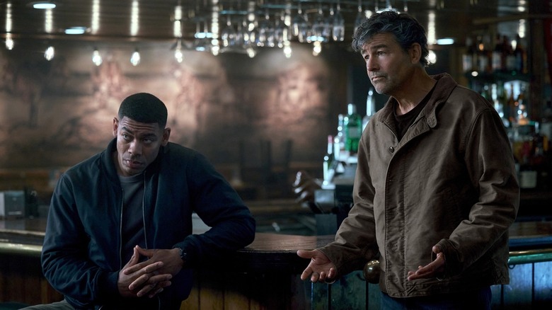 John Stewart and Hal Jordan in The Lantern