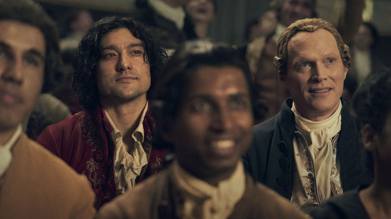 Mozart and Antonio Salieri in 