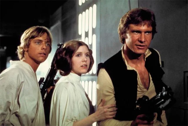 star wars luke, leia, han