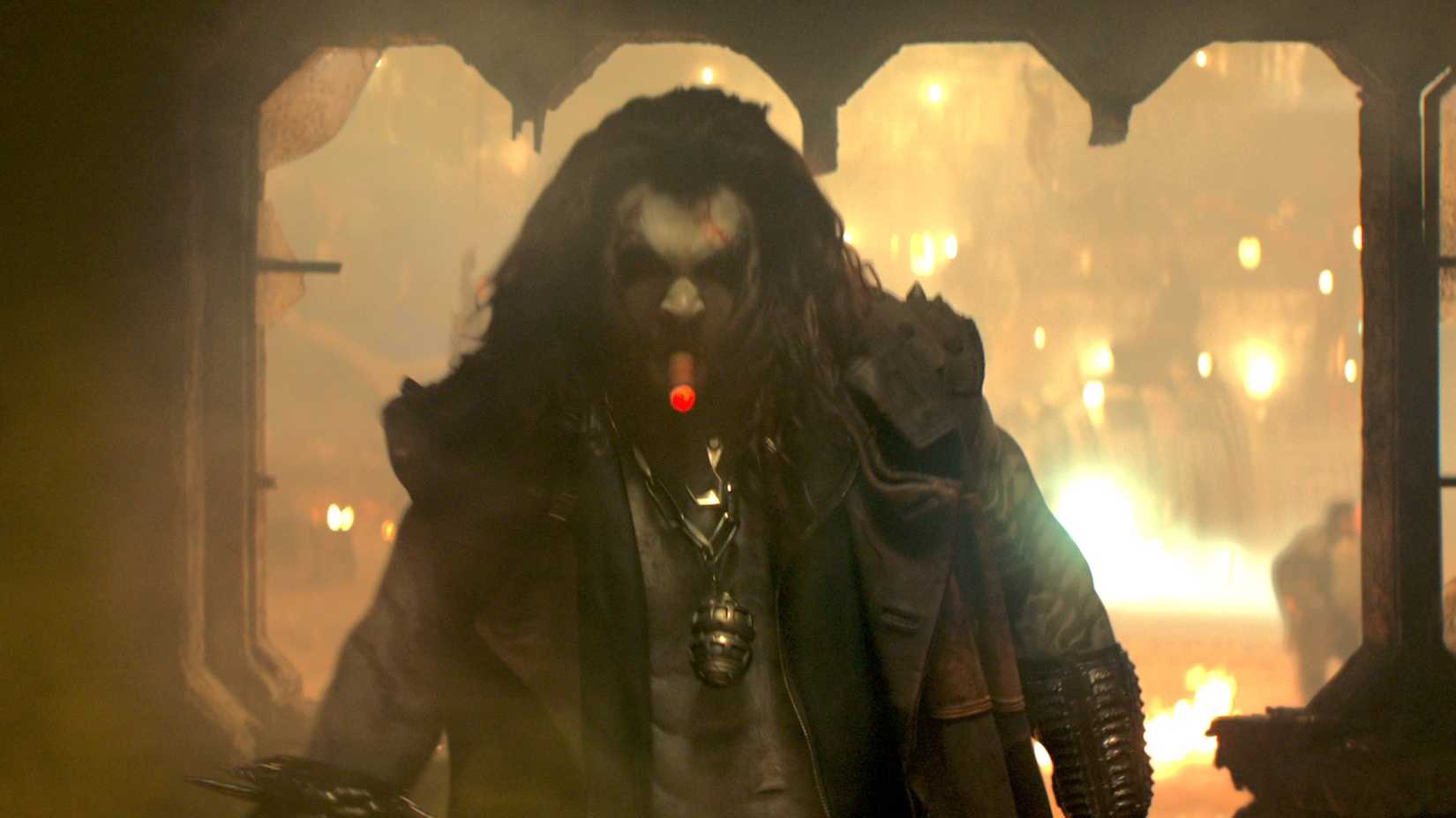 Jason Momoa as Lobo in Supergirl 1