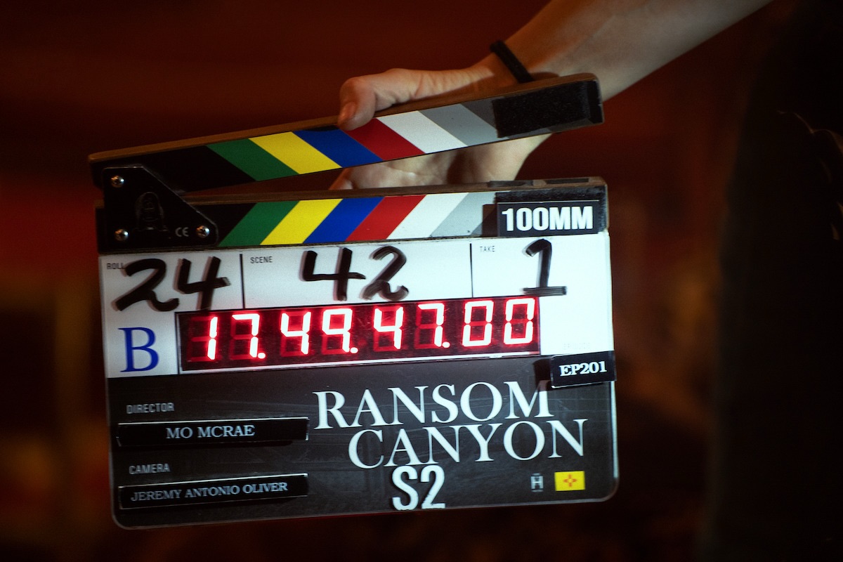 ransom canyon season 2 clapper board