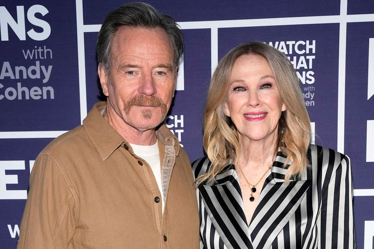 Bryan Cranston, Catherine O'Hara Credit: Charles Sykes/Bravo via Getty