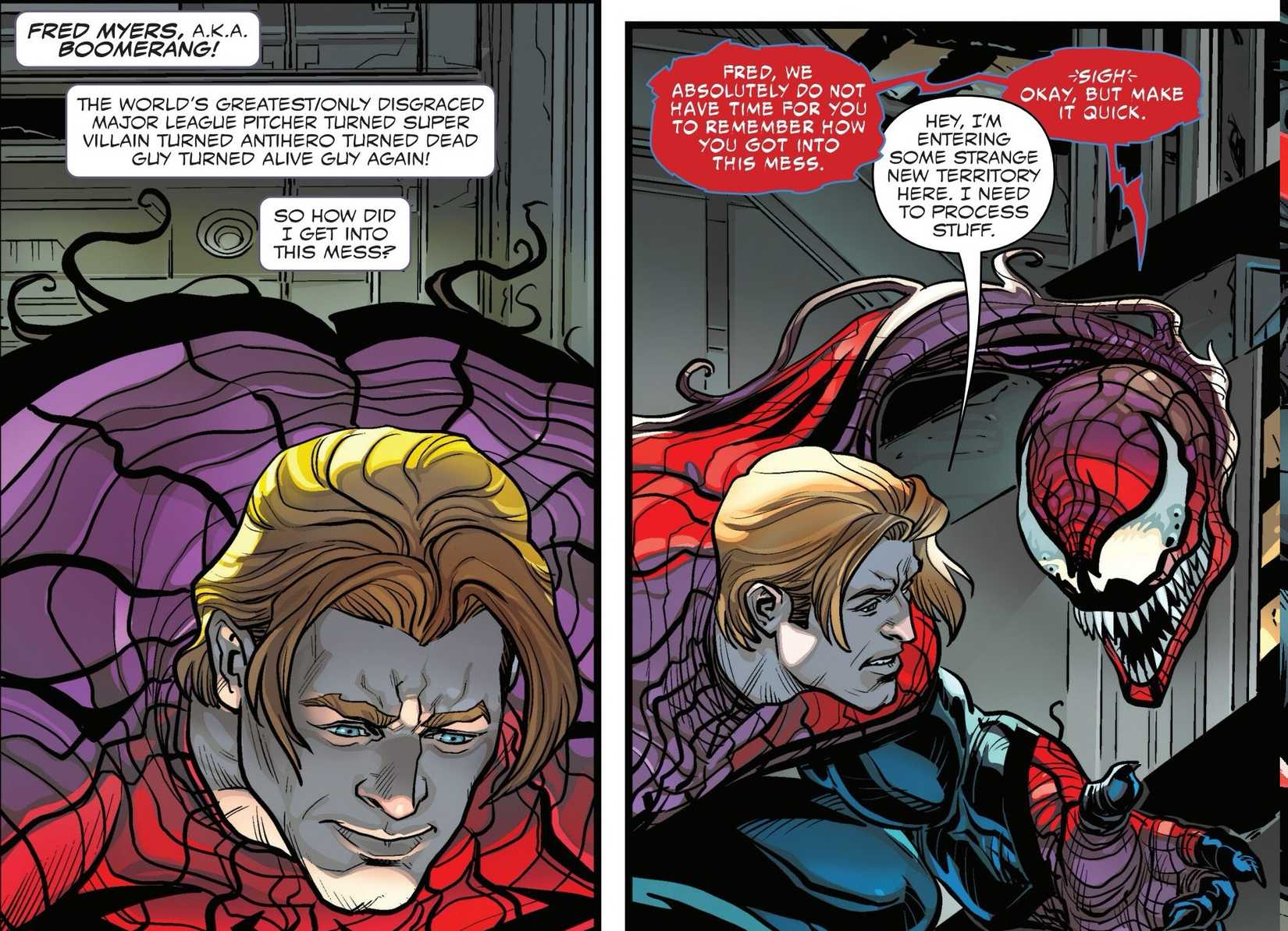 Boomerang revealed as new symbiote antihero in Web of Venom #1