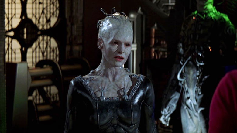 The Borg Queen walks in Star Trek: First Contact