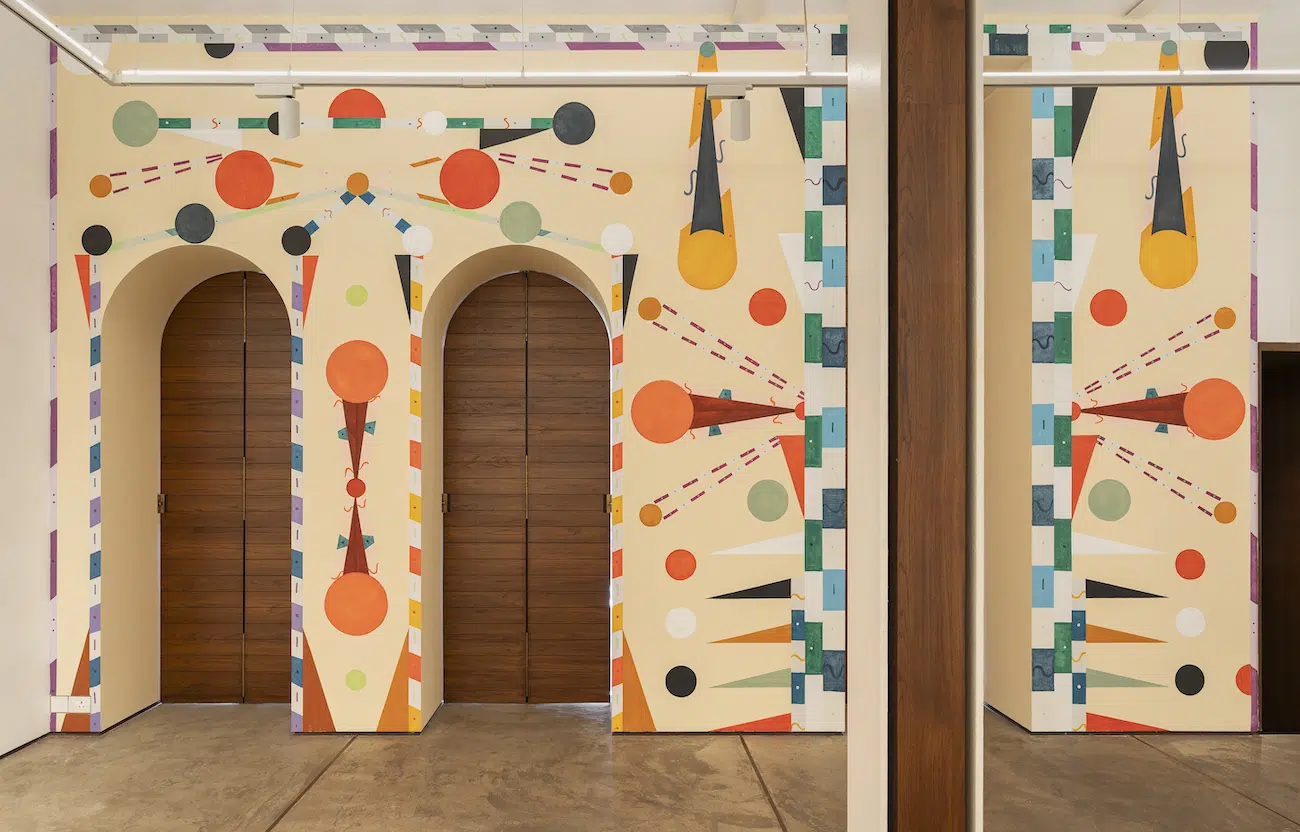 Installation view, pillars of fruit and bones, 2025.