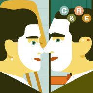 Designers Ray Eames and Charles Eames