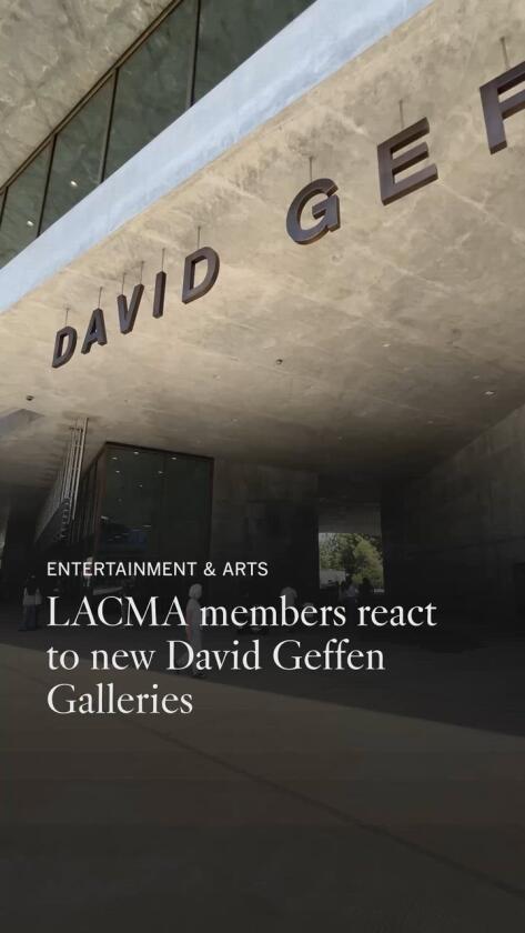 Early visitors share their first impressions of LACMA's expansive new building