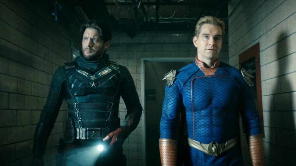 Jensen Ackles and Antony Starr in 'The Boys' Season 5